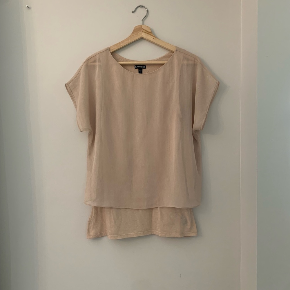 Express Women's Light Tan Blouse